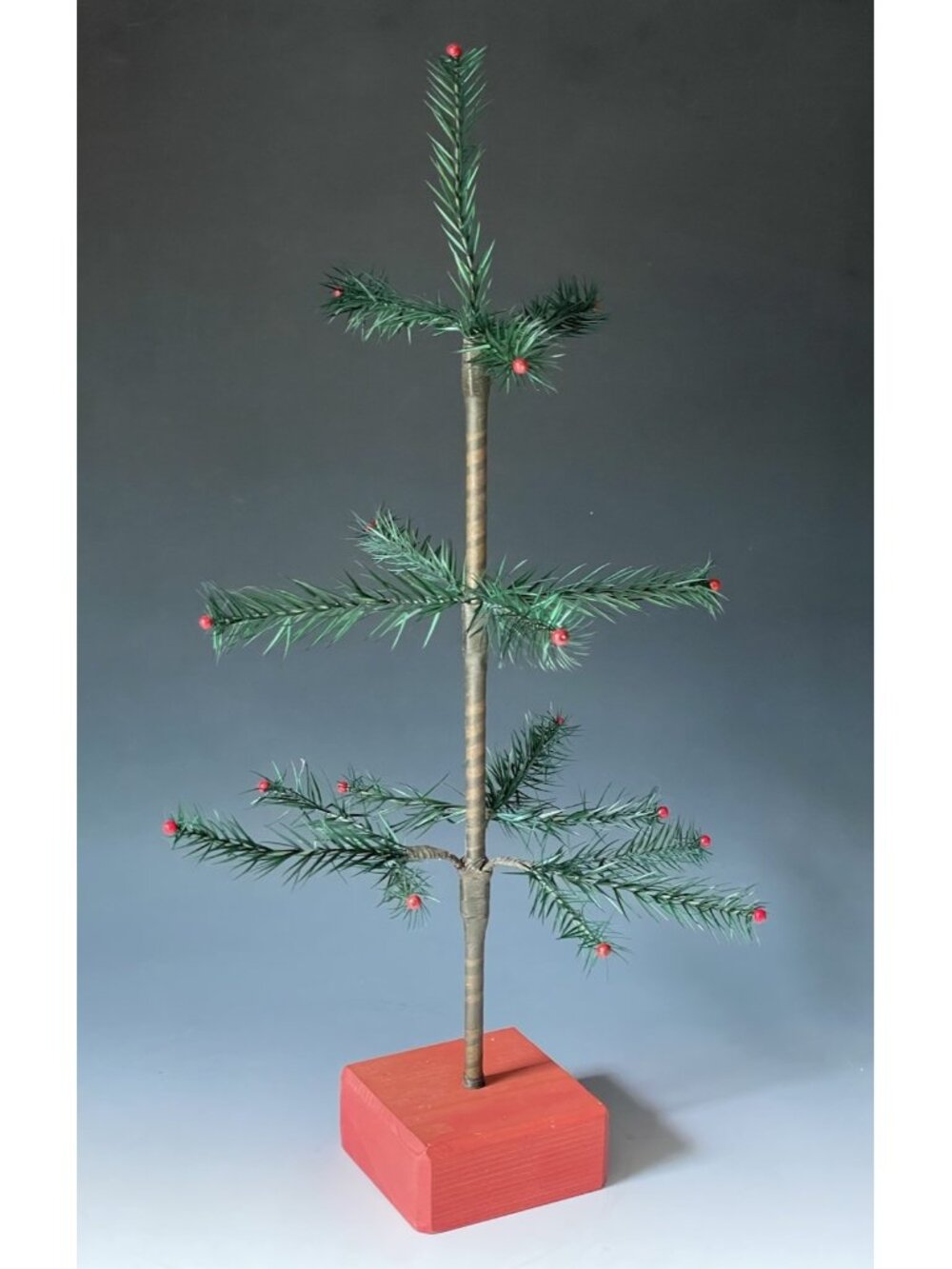 18" Modern Vintage Repro Feather Tree Classic Christmas Holiday Decor Primitive